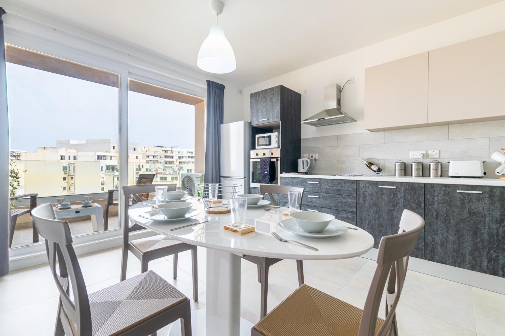 Spacious Brand New Apartment Hc Balcony 3 Bdr 2 Bth Bugibba St. Paul's Bay Exterior foto